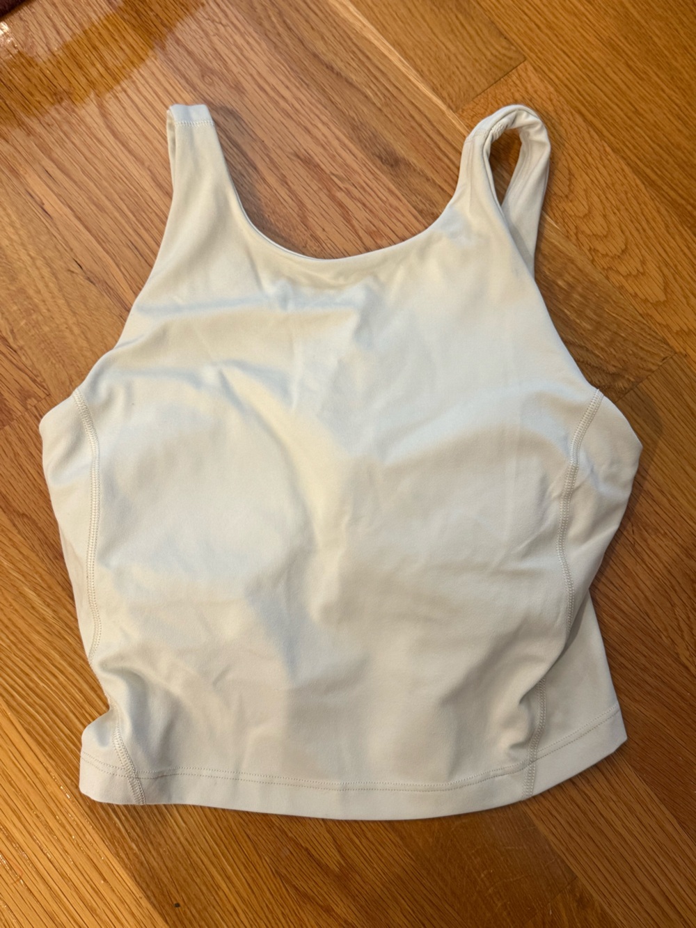 lululemon align high neck bra in ivory size 4